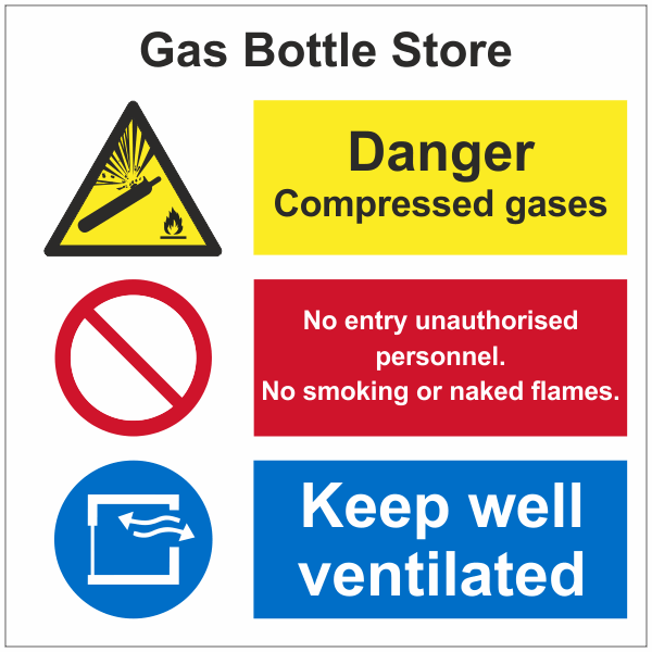 IMPA 33.3125 Gas Bottle Store Sign