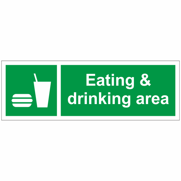 IMPA 33.4186 Eating and drinking area sign
