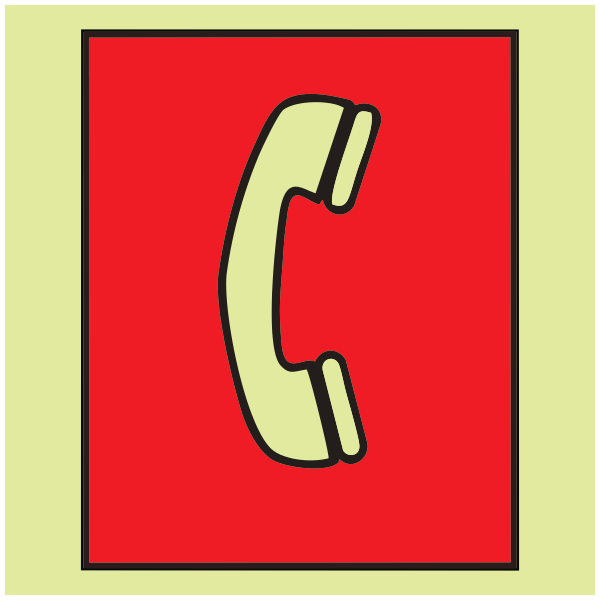 IMPA 33.6025 Emergency Telephone Station Sign