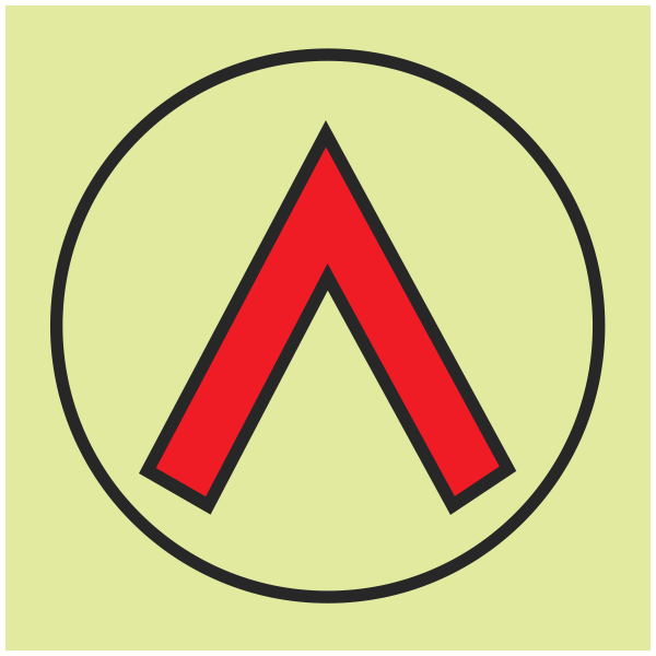 IMPA 33.6055 Flame Detector Sign