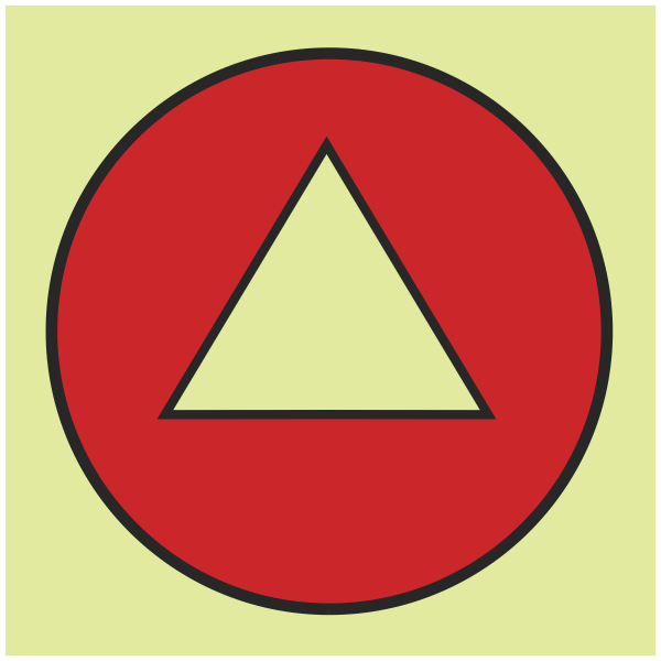 IMPA 33.6062 Gas Detector Sign