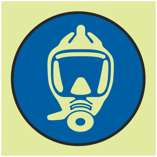 IMPA 33.6068 Locker with additional breathing apparatus sign