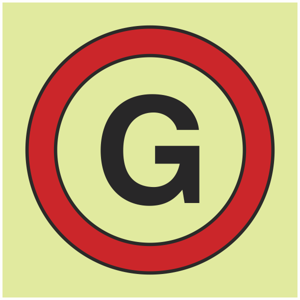 IMPA 33.6076 Emergency Generator Sign