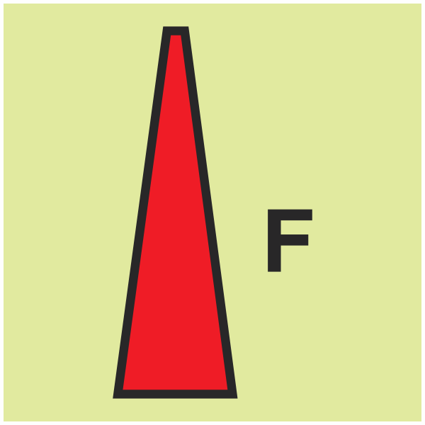 IMPA 33.6015 Foam Nozzle Sign