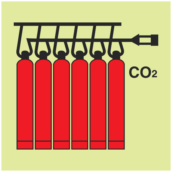 IMPA 33.6048 CO2 Battery Sign IMPA 33.6048 CO2 Battery Sign