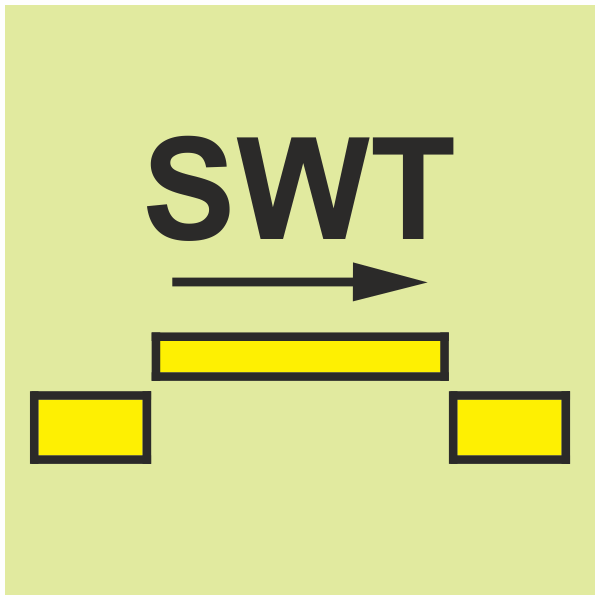 IMPA 33.6777 B-Class Self Closing Semi-Watertight Sliding Fire Door Sign