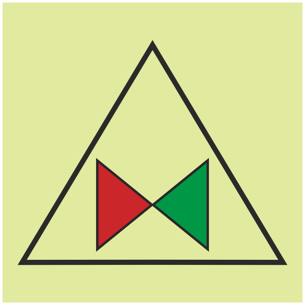 IMPA 33.6807 Remote Control for Fire Pump Valves Sign IMPA 33.6807 Remote Control for Fire Pump Valves Sign