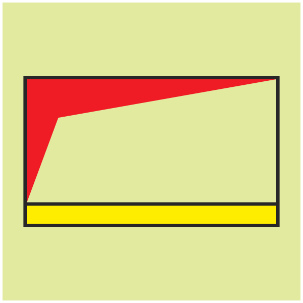 IMPA 33.6838 High Expansion Foam Supply Tank Outlet Sign IMPA 33.6838 High Expansion Foam Supply Tank Outlet Sign