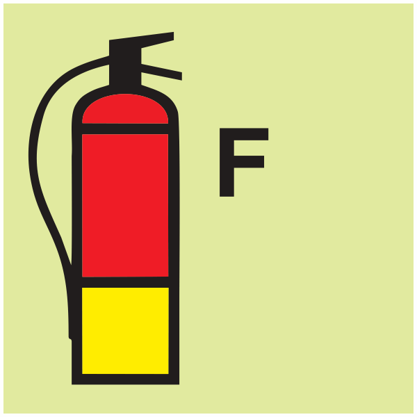 IMPA 33.6849 Fire Extinguisher Foam Sign