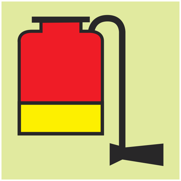 IMPA 33.6857 Portable Foam Applicator Unit or Relevant Spare Tanks Sign