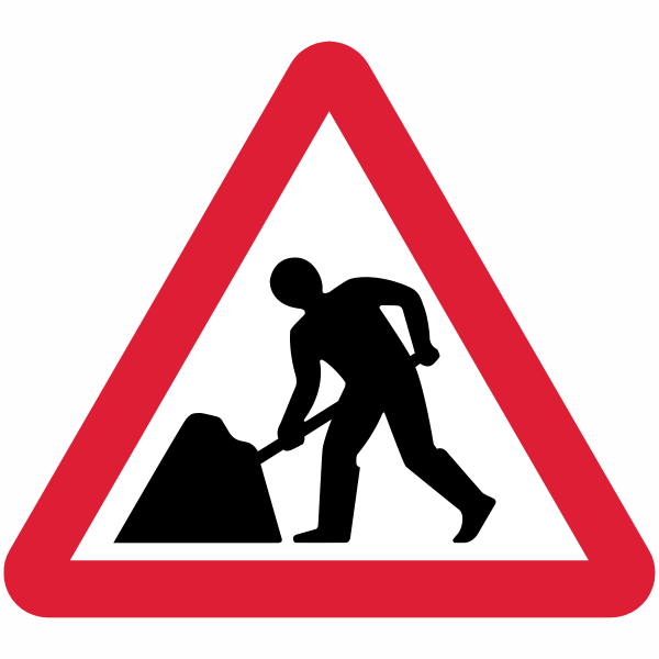 DOT 7001 Men at Work Quick-Lock Sign