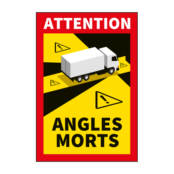 Angles Morts / Blind Spot Coach Bus Sticker