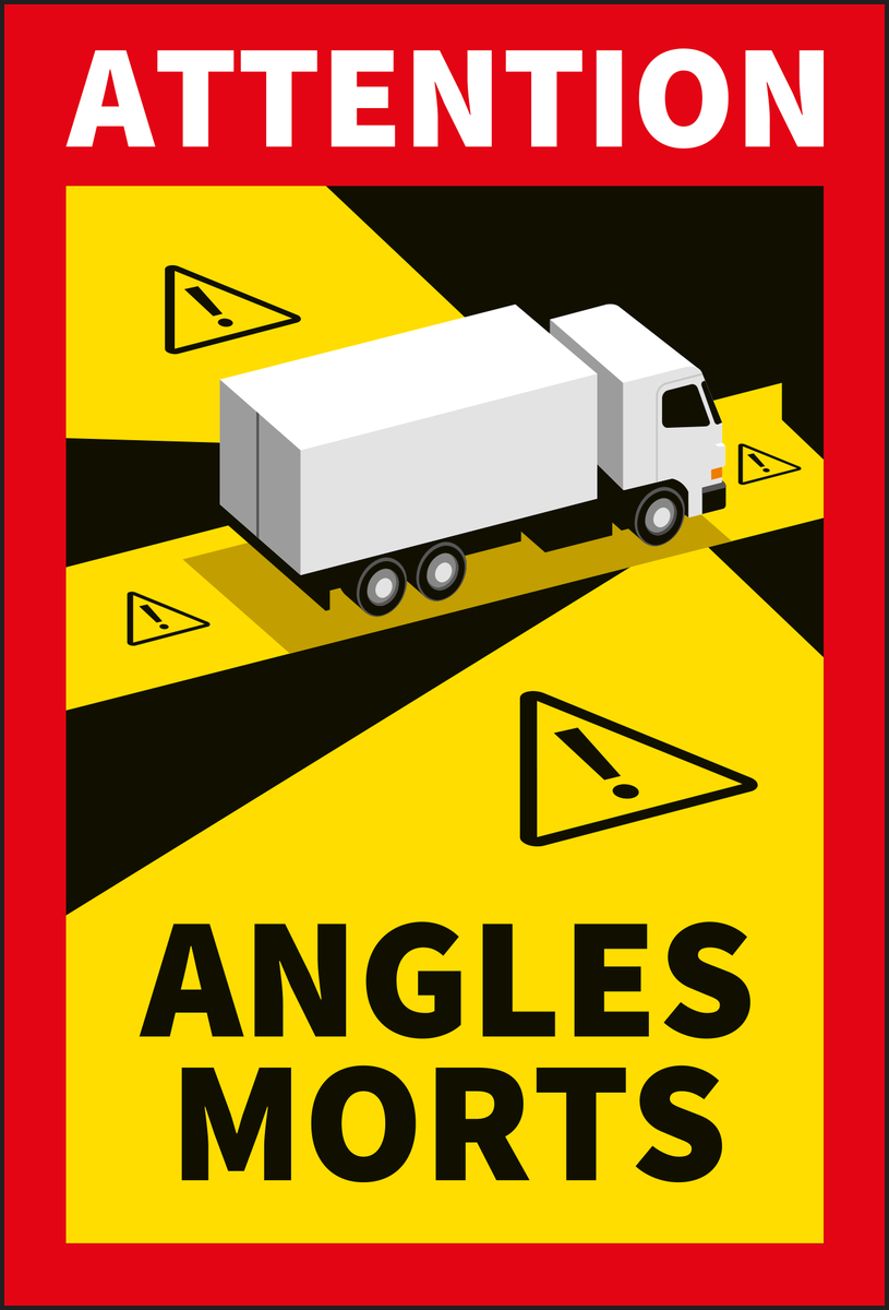 Angles Morts / Blind Spot Motorhome Sticker
