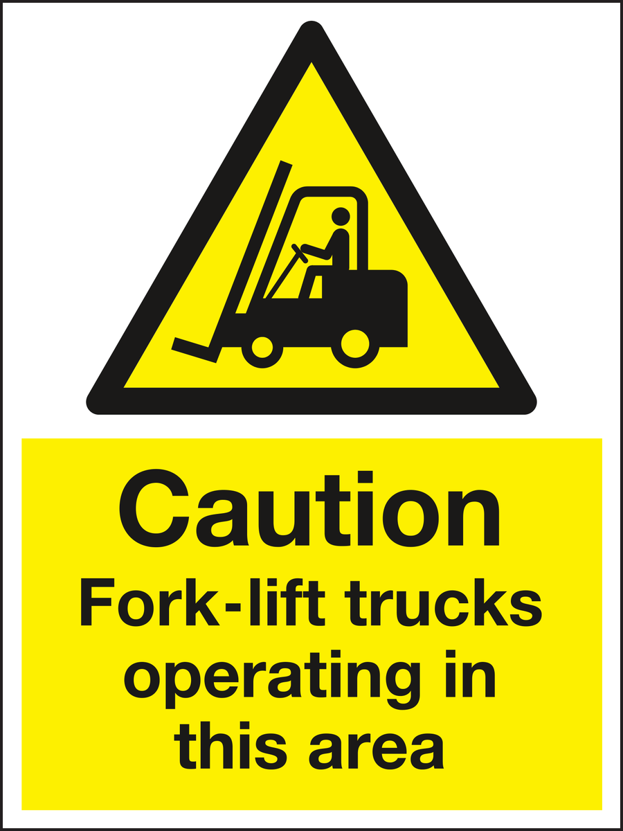 Beware of moving vehicles sign