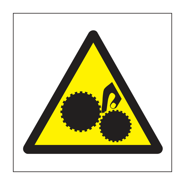 Caution pinch roller stickers Caution pinch roller stickers