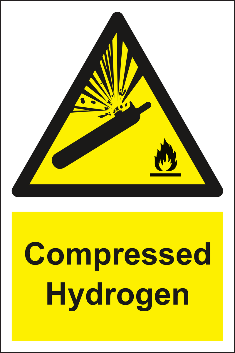 Compressed Hydrogen Sign