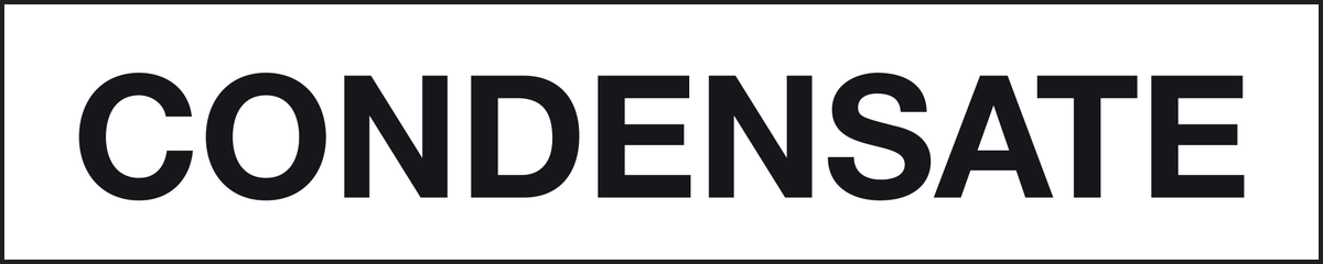 Condensate labels - Pipeline labels