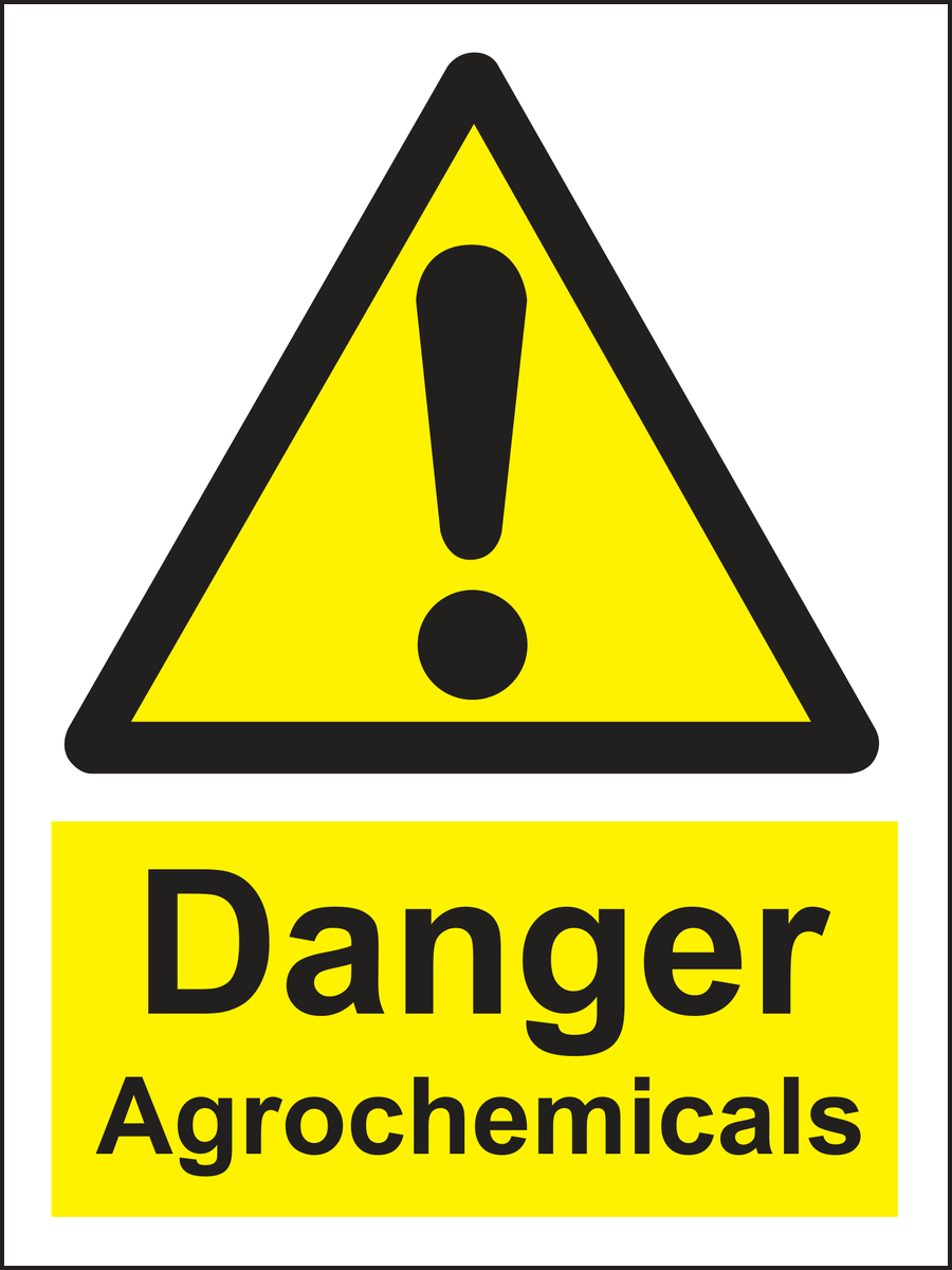 Danger Agrochemicals Sign