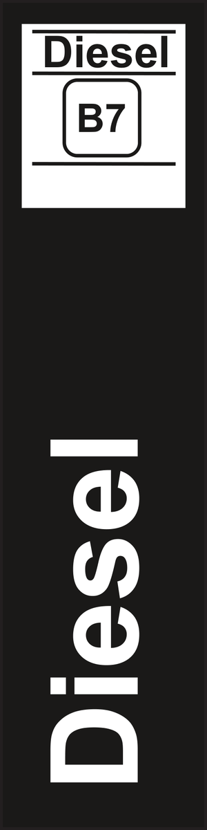 Diesel B7 Diesel Petrol Pump Sign