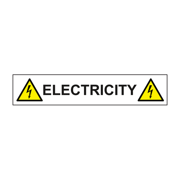 Electricity labels - Pipeline labels Electricity labels - Pipeline labels