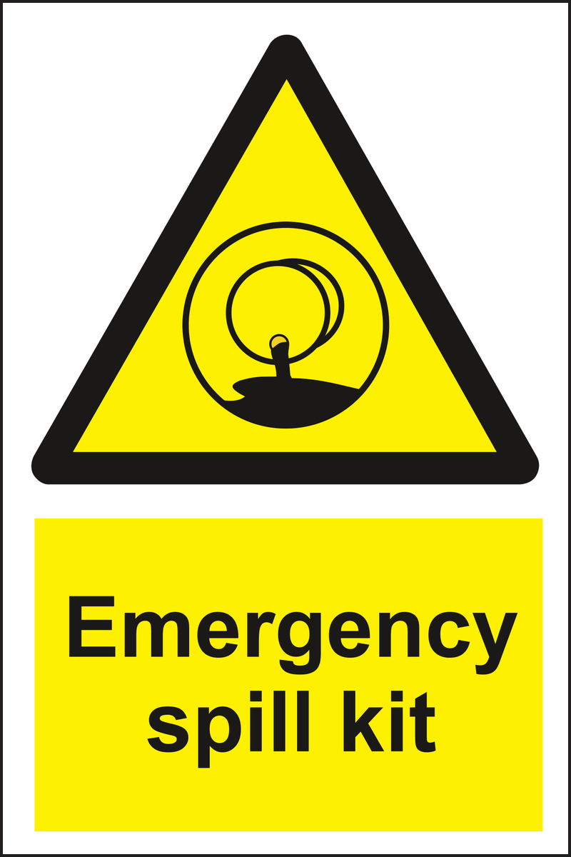 Emergency Spill Kit Sign