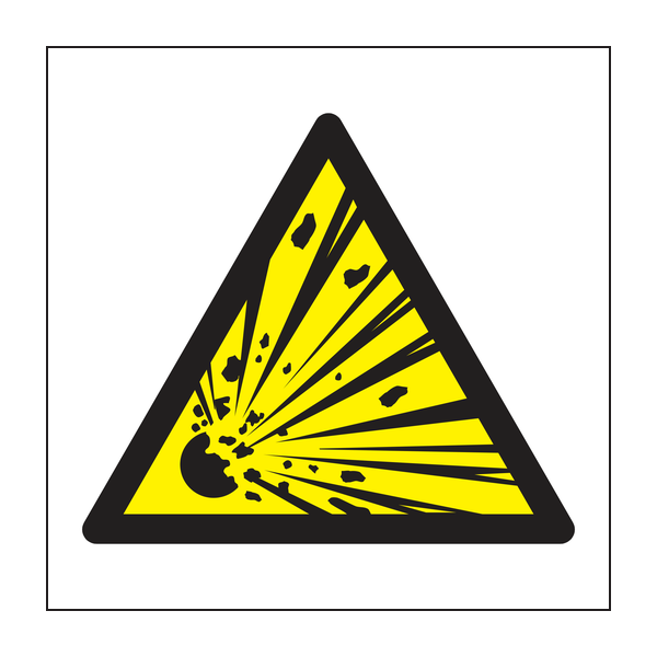 Explosive substance symbol sign Explosive substance symbol sign