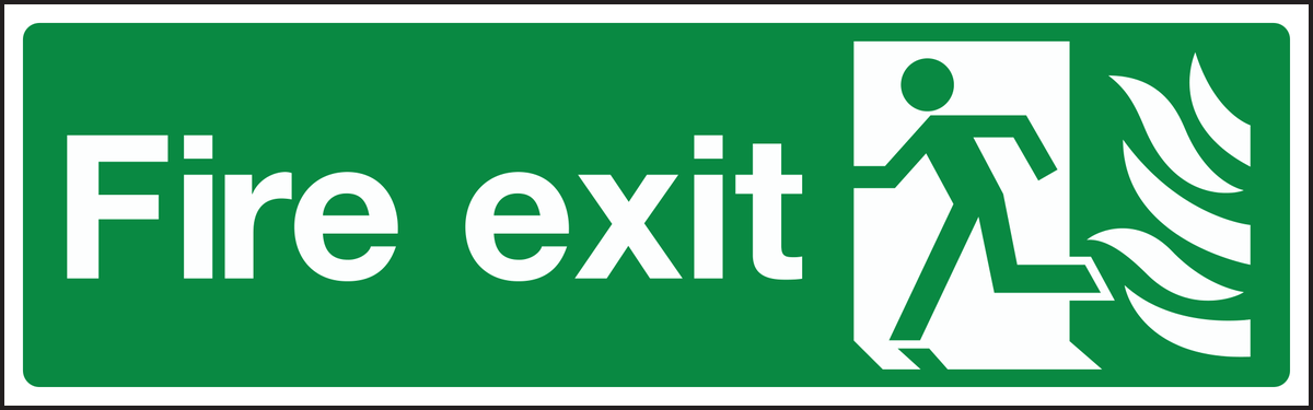 Fire exit right