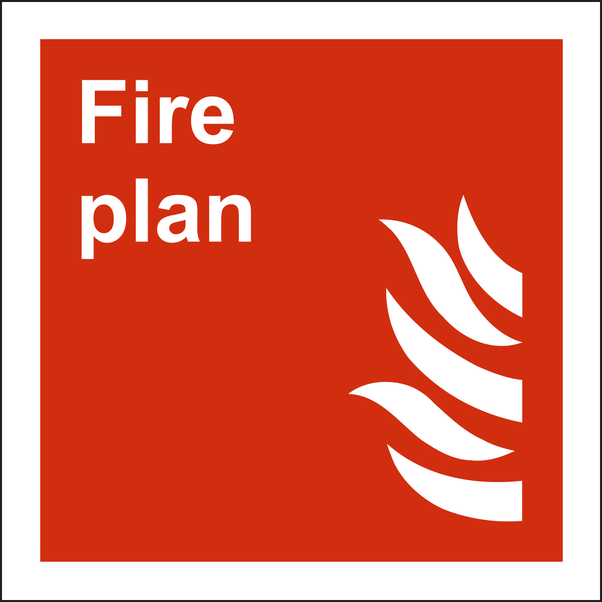 Fire Plan Sign