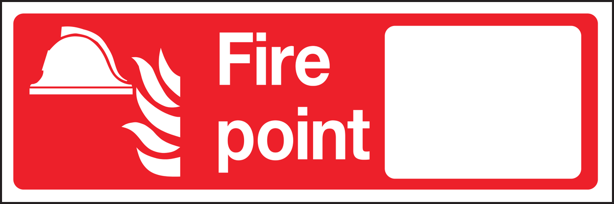 Fire point sign