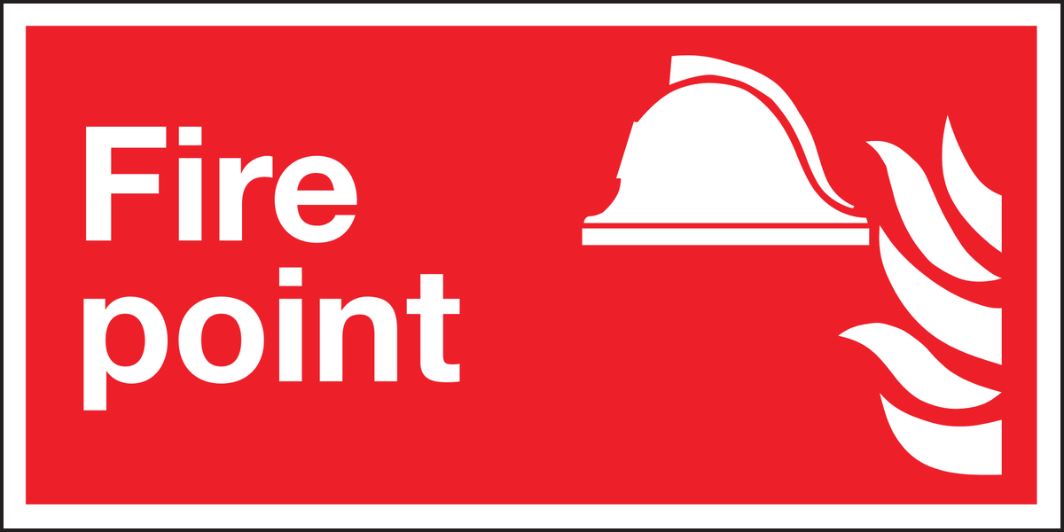Fire point sign
