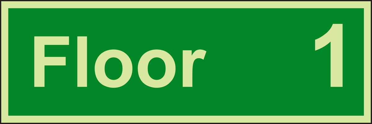 Floor 1 Wayfinding Sign