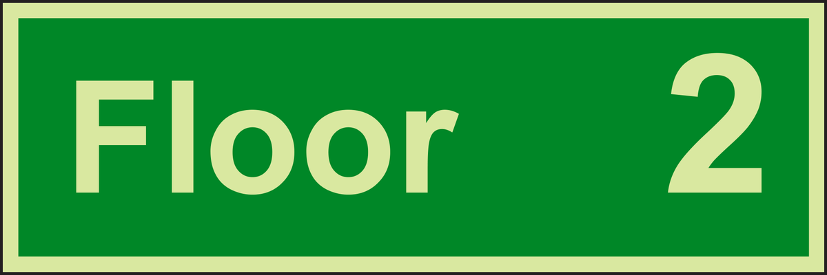 Floor 2 Wayfinding Sign