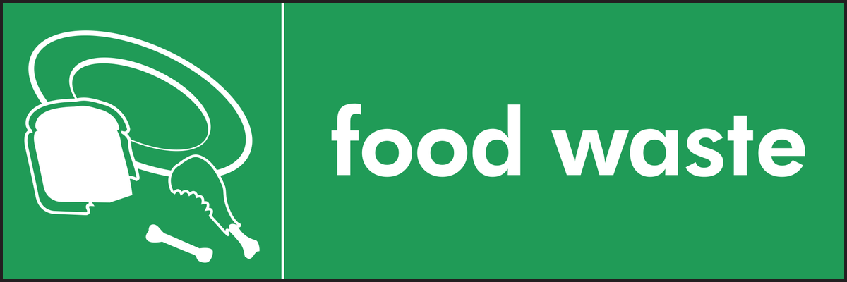 Food Waste Recycling Signs WRAP Recycling Signs