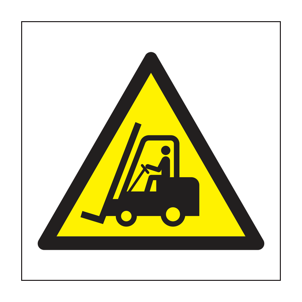 Fork lift trucks operating symbol sign Fork lift trucks operating symbol sign