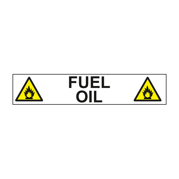Fuel oil label - Pipeline labels Fuel oil label - Pipeline labels