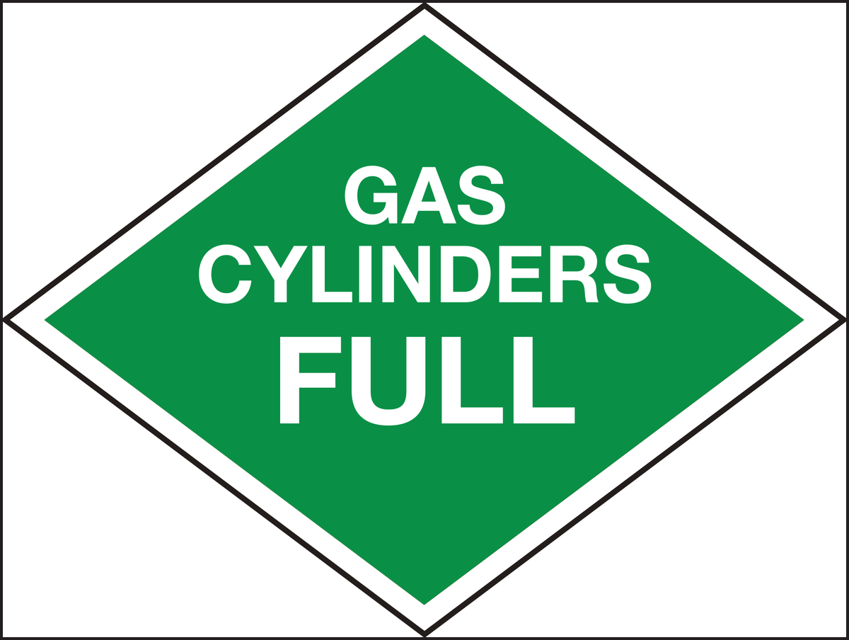 Gas cylinders full