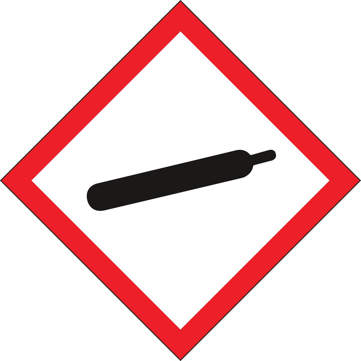 GHS Signs - Gases Under Pressure - Compressed Gas