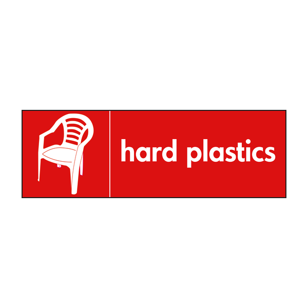 Hard Plastics Recycling Signs WRAP Recycling Signs