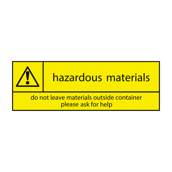 Hazardous Materials Recycling Signs WRAP Recycling Signs