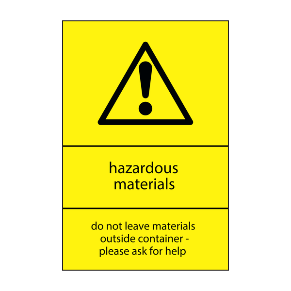 Hazardous Materials Recycling Signs WRAP Recycling Signs