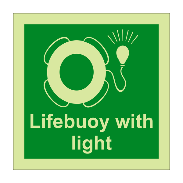 IMPA 33.4108 Lifebuoy With Light Sign IMPA 33.4108 Lifebuoy With Light Sign