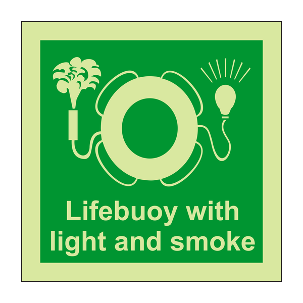 IMPA 33.4109 Lifebuoy With Light And Smoke Sign IMPA 33.4109 Lifebuoy With Light And Smoke Sign