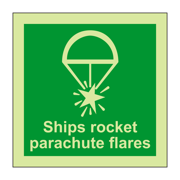 IMPA 33.4117 Rocket Parachute Flares Sign IMPA 33.4117 Rocket Parachute Flares Sign