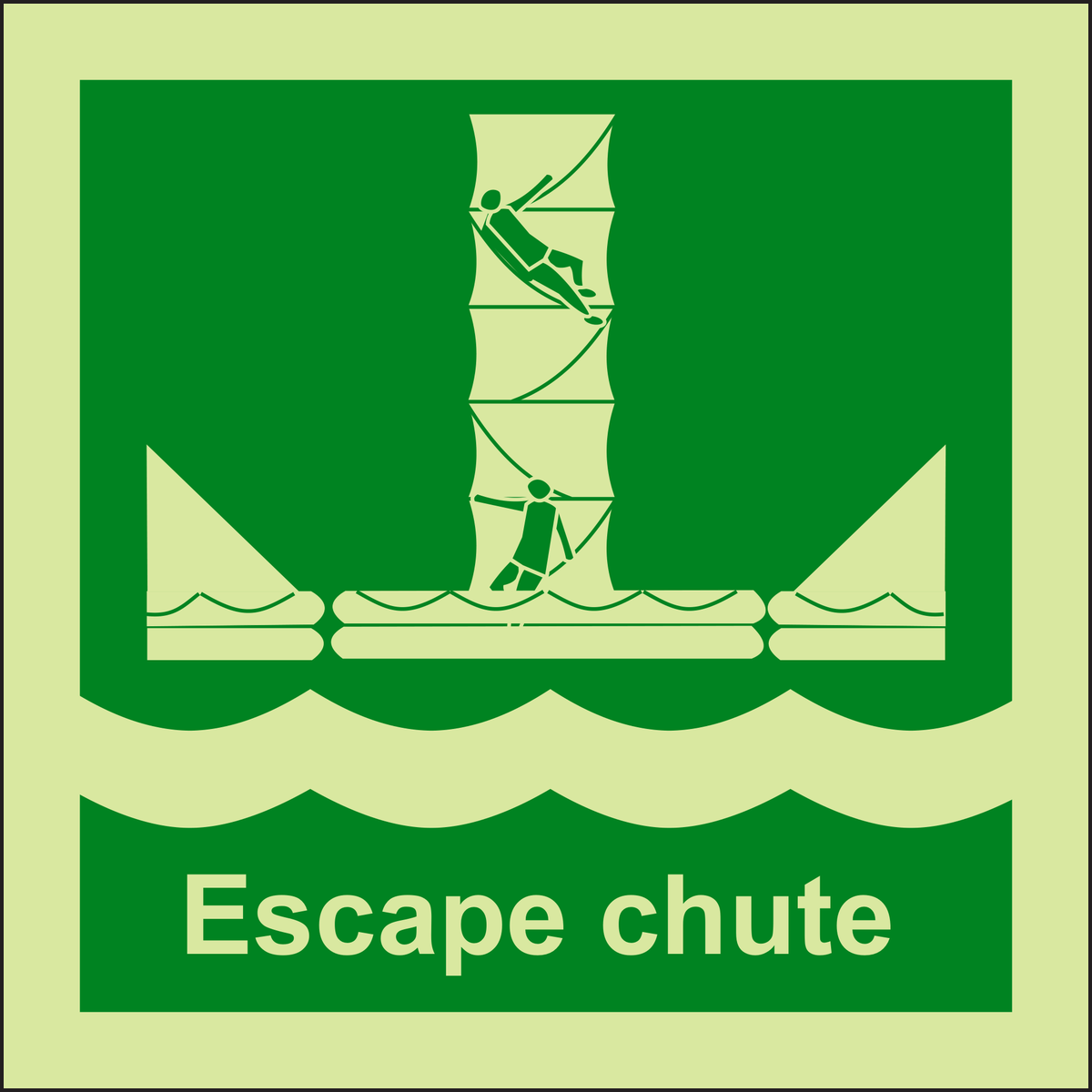 IMPA 33.4120 Evacuation Chute Sign