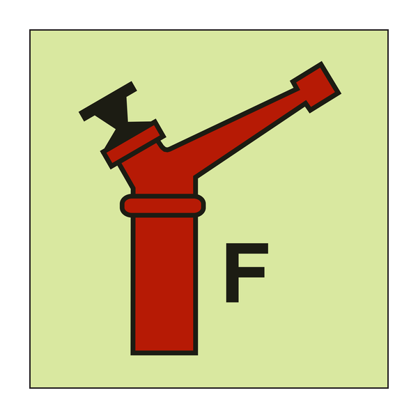 IMPA 33.6014 Foam Monitor Gun Sign