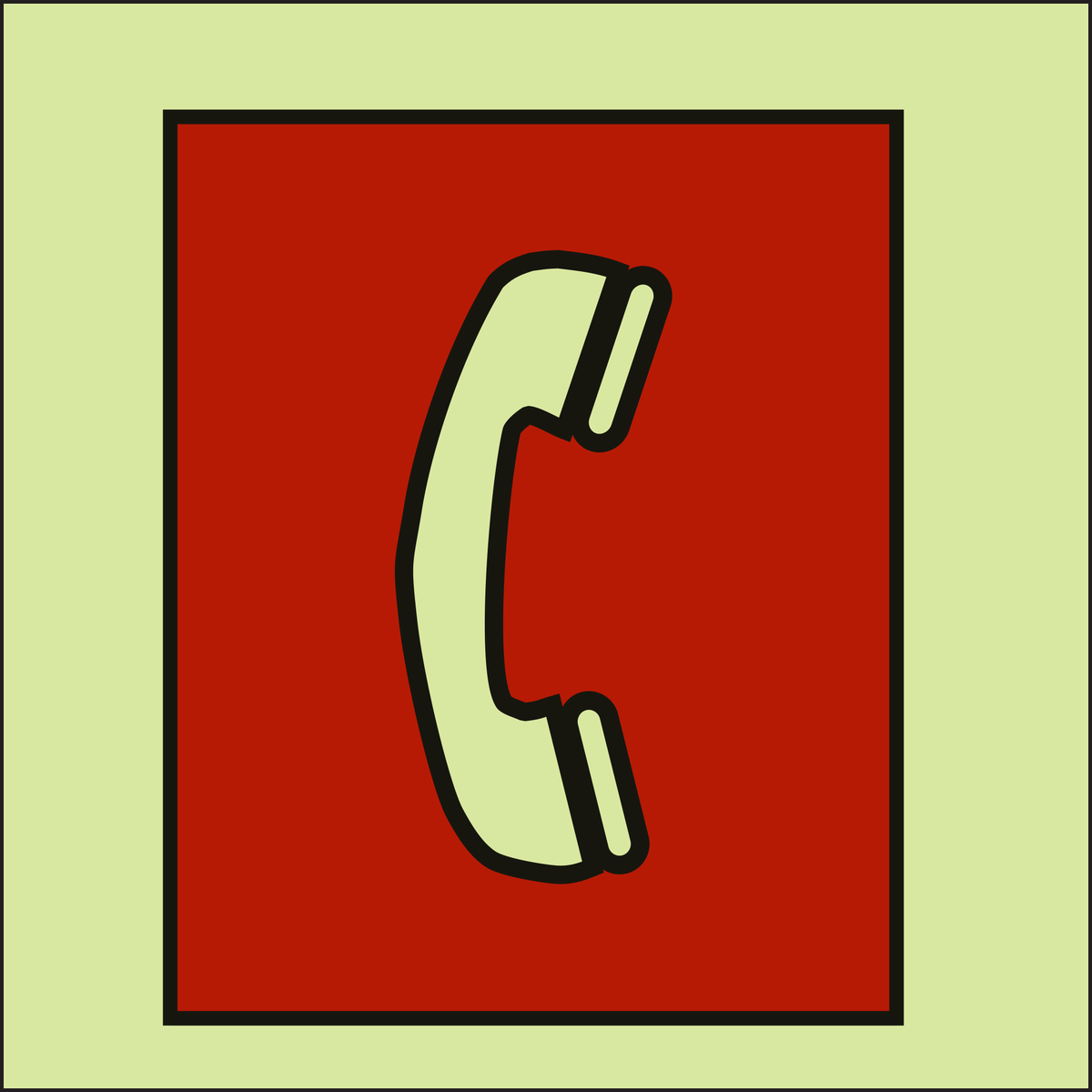 IMPA 33.6025 Emergency Telephone Station Sign