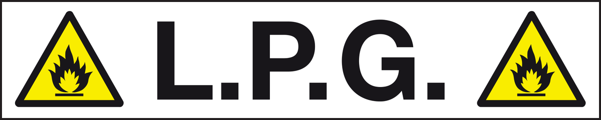 L.P.G. labels - Pipeline labels