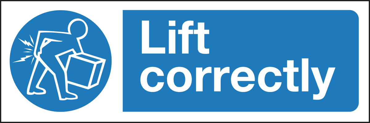 Lift correctly sign