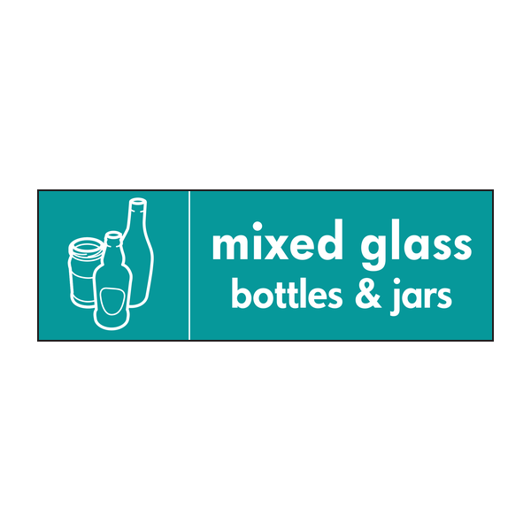 mixed glass bottles & jars icon 