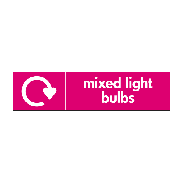 mixed light bulbs recycle 